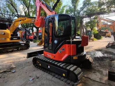 5 ton Used Hitachi Excavator ZX50U Old Mini Hydraulic Crawler Yanmar 4TNV88 Engine